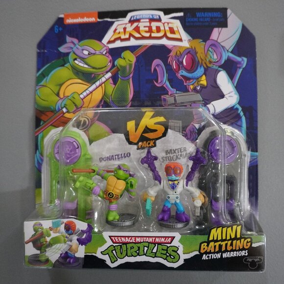 Legends of Akedo Teenage Mutant Ninja Turtles Mini Battling Warriors Pack - Picture 1 of 3